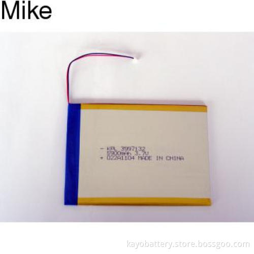 Li-polymer Battery 5900mAh 3.7V, 21.83Wh, KPL3997132